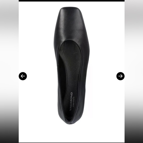 Vagabond Shoes - Vagabond Delia Black Leather Flats